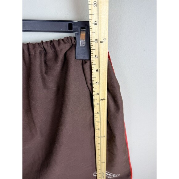 COACH Vintage Dust Bag Protective Bag Cover Brown Storage Red Edge Drawstring - Picture 6 of 6